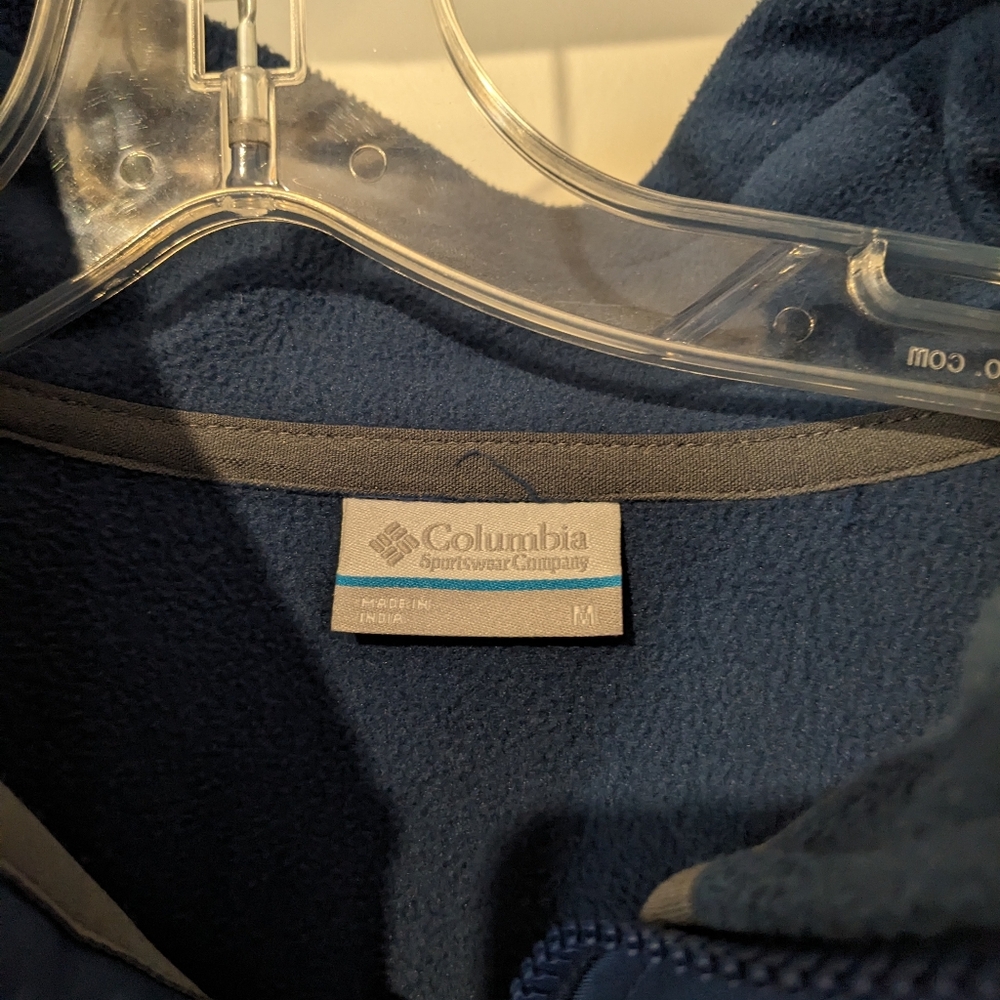 Columbia Mens Size M Soft Shell Full-Zip Jacket - Picture 2 of 2